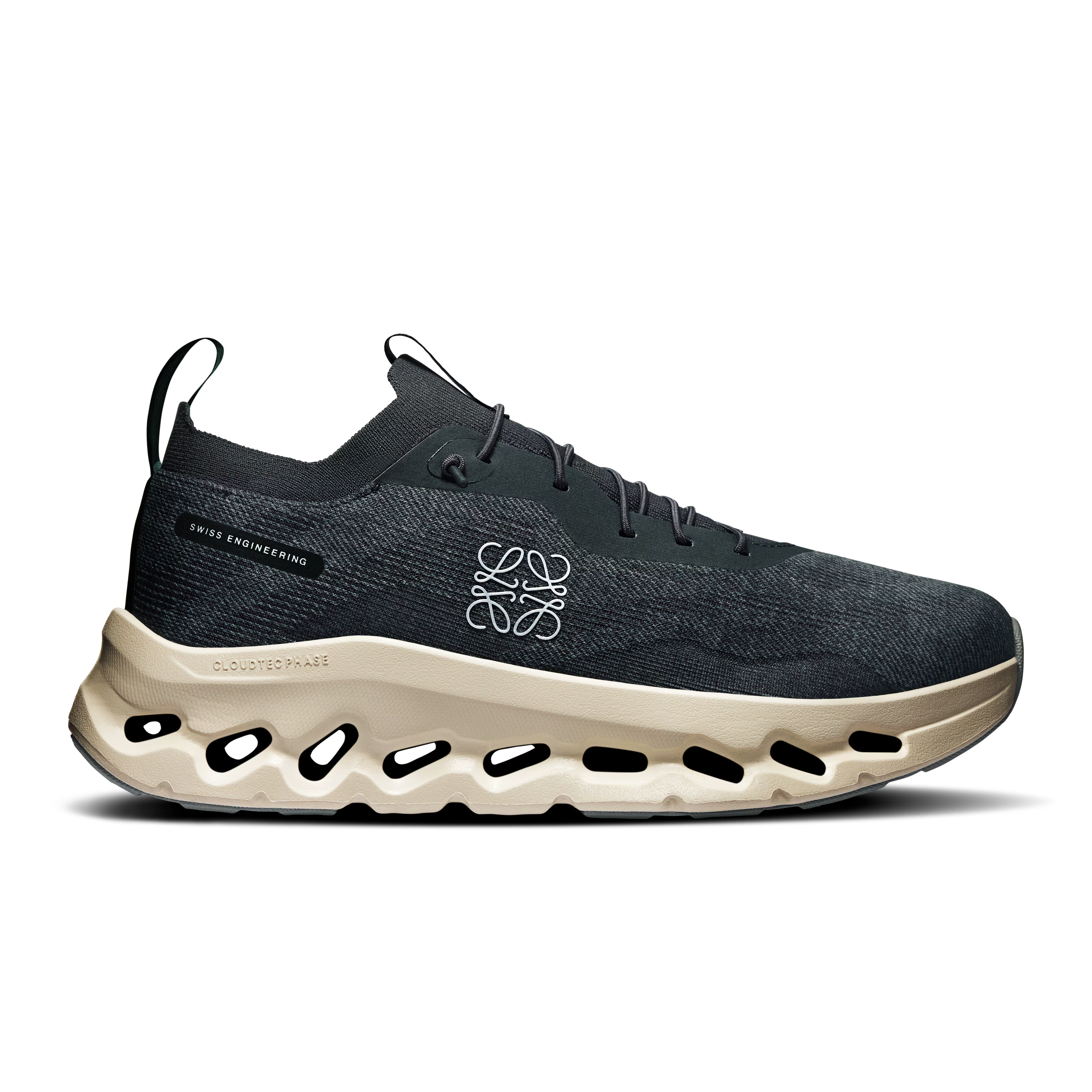 Loewe x On Cloudtilt in denim grey, side profile